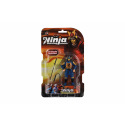 Figurka ninja plast 10cm s doplňky mix druhů na kartě 15,5x25,5x4cm