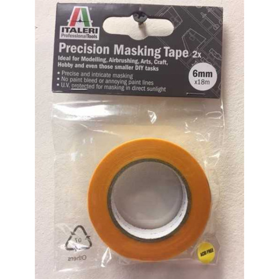 Italeri Precision Masking Tapes 50827 - taśma maskująca 6 mm - 2 szt