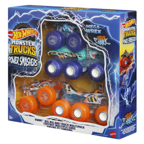 Hot Wheels MONSTER TRUCKS POWER SMASHERS TAHAČ A TRUCK