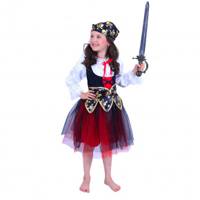 Rappa Dětský kostým pirátka s šátkem (M) e-obal