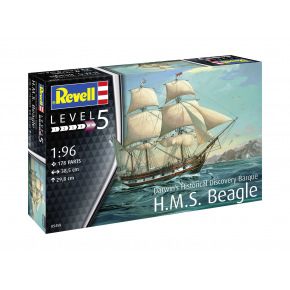 Revell Plastic ModelKit loď 05458 - H.M.S. Beagle (1:96)