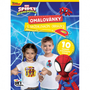 Jiri Models Omalovánka s nažehlovacími obrázky SPIDEY