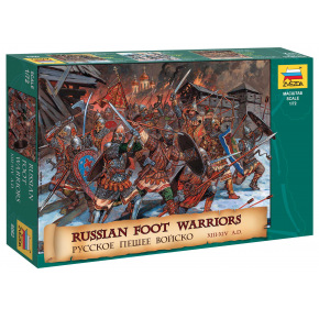 Zvezda Wargames (AoB) figurky 8062 - Russian Foot Warriors 13-14 Century (1:72)