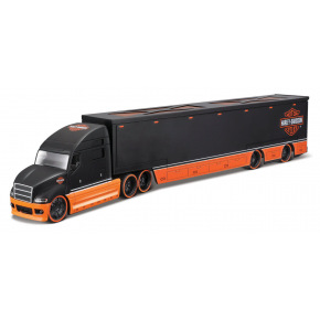 Maisto - Harley-Davidson Haulers, černo-oranžová, 1:64