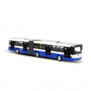 Rappa Kloubový autobus který hlásí zastávky česky 36 cm modrý