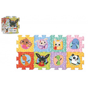 Trefl Penové puzzle Bing Bunny 32x32x1,5cm 8ks vo fólii 0m+