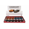 Teddies Auto Kinsmart Lamborghini Sián FKP 37 kov/plast 13cm 4 farby na spätné natiahnutie 12ks v boxe