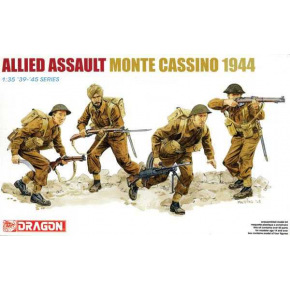 Dragon Model Kit figurky 6515 - ALLIED ASSAULT (MONTE CASSINO 1944) (1:35)