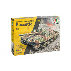 Italeri Model Kit military 6751 - Semovente M43 “Bassotto” (1:35)