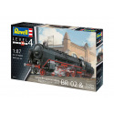 Revell Plastic ModelKit lokomotiva 02171 - Express locomotive BR 02 & Tender 2'2'T30 (1:87)