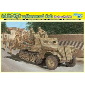 Dragon Model Kit military 6677 - Sd.Kfz.10/5 w/Armor Cab für 2cm Flak 38 (Smart Kit) (1:35)