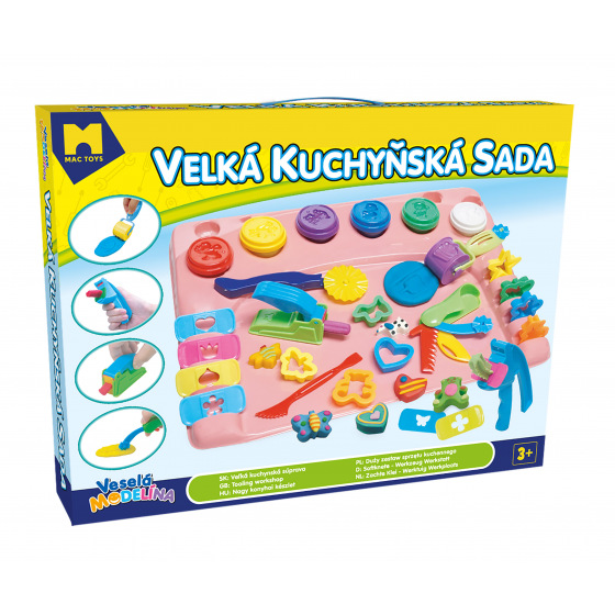 Mac Toys Kids Toys Mac Toys kids toys Mac Toys Velká modelovací kuchyňská sada s podložkou