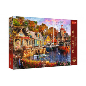 Trefl Puzzle Premium Plus - Tea Time: Seaport 1000 elementów 68,3x48 cm w pudełku 40x27x6 cm