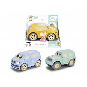 Dickie ABC Cozy Friends auto 11 cm, 3 druhy