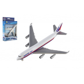 Dromader Samolot Welly Boeing 747 plastik/metal 15cm w pudełku 13x21x4,5cm