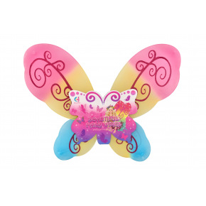 Křídla motýlí nylon 49x48cm v sáčku karneval