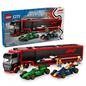 LEGO City 60445 Kamion F1® s vozy F1® RB20 a AMR24