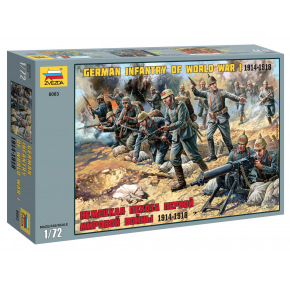 Zvezda Wargames (WWII) figurky 8083 - German Infantry (1:72)