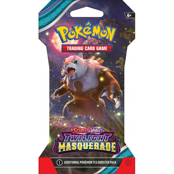 Pokémon Company Pokémon TCG: SV06 Twilight Masquerade - 1 Blister Booster