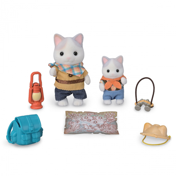 Sylvanian Families Prieskumná sada - Latte Cat Brat a bábätko