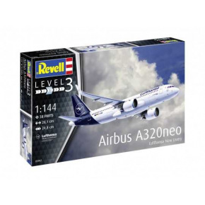 Revell Modelset letadlo 63942 - Airbus A320 neo Lufthansa (1:144)