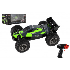 Teddies Auto RC Buggy rychlostní 2,4GHz plast 25cm na baterie zelené v krabici 31x14x18cm